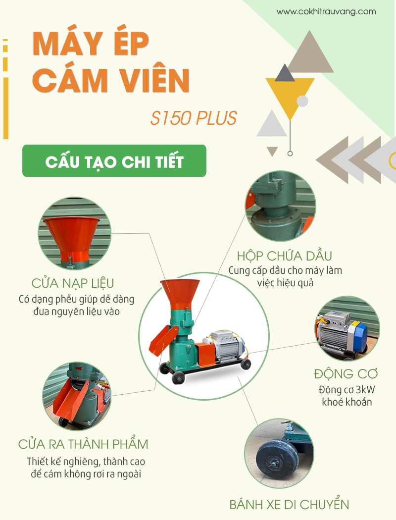 máy ép cám viên - máy ép cám viên trục đứng