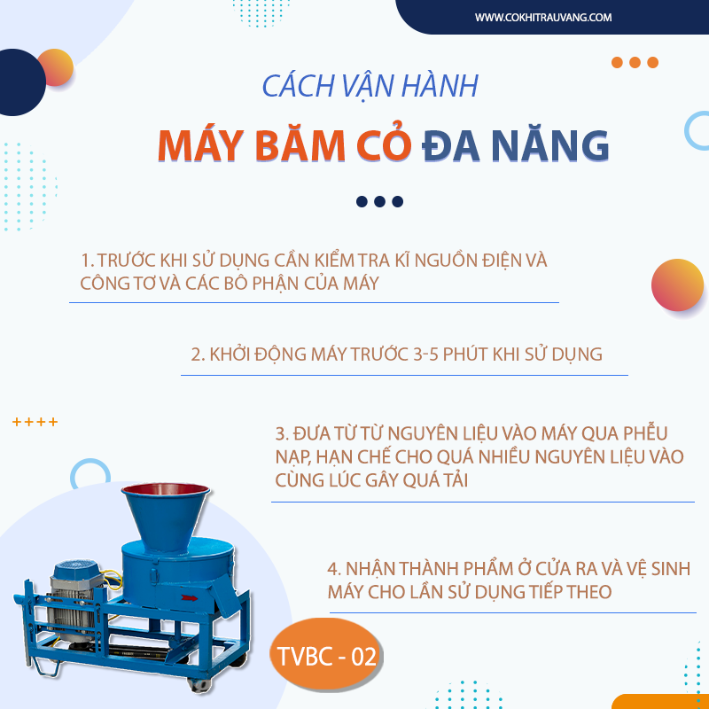 Máy băm cỏ TV BC2