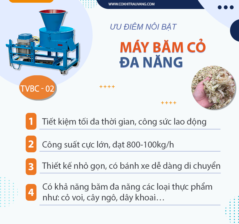 Máy băm chuối đa năng