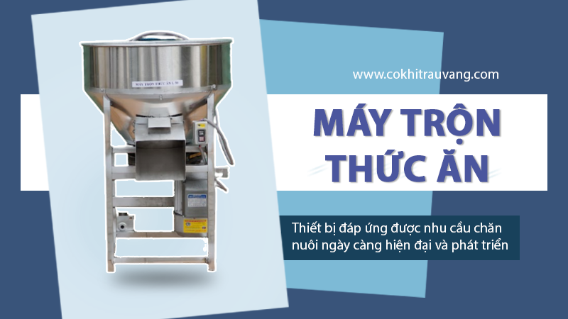 máy trộn thức ăn cho tôm