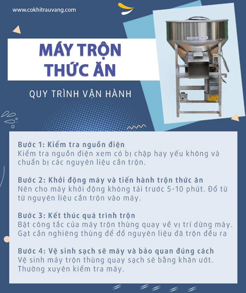 máy trộn thức ăn cho tôm