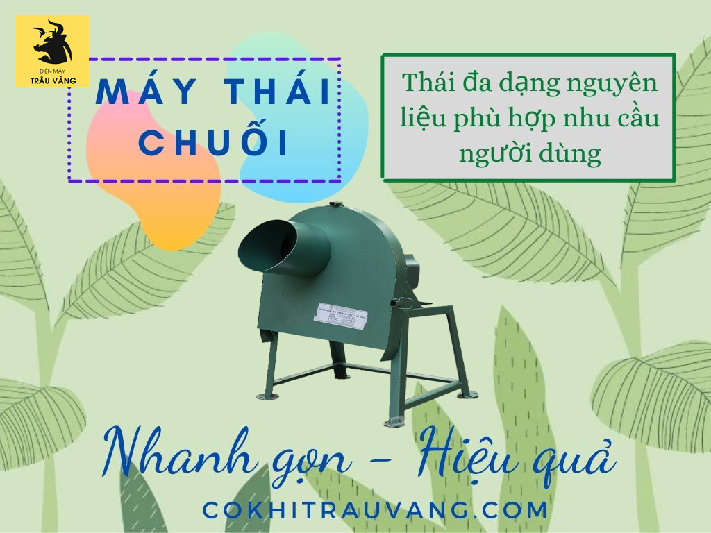 máy thái chuối mini