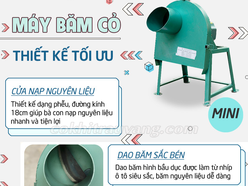 máy băm chuối cho gà