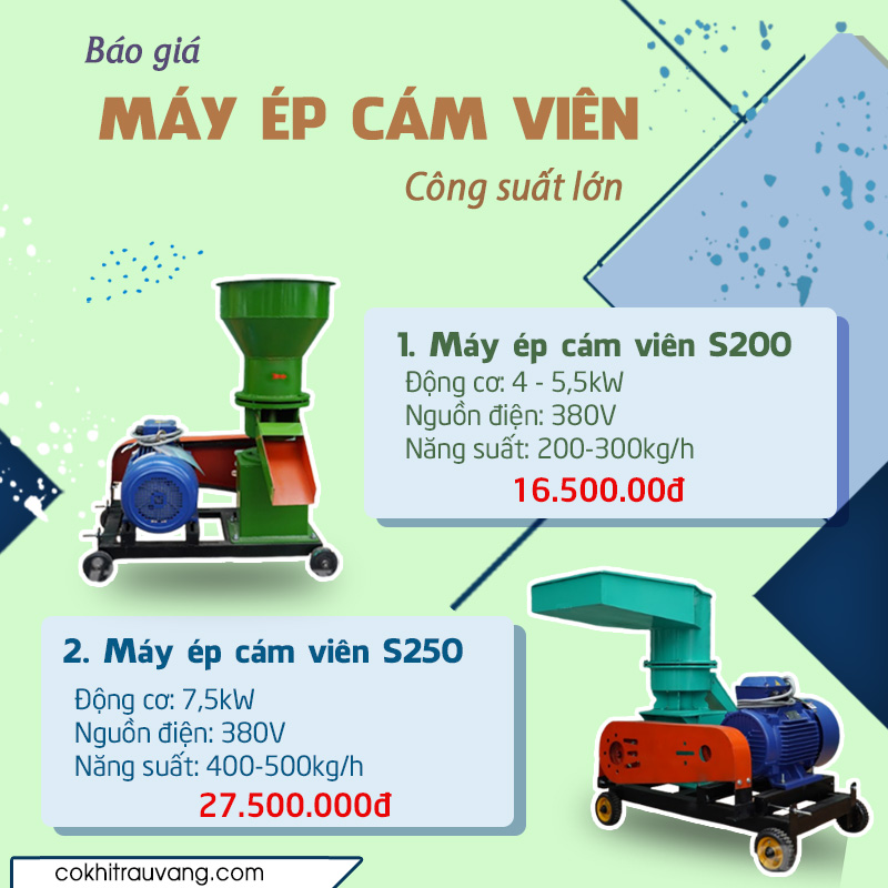 máy ép cám viên công suất lớn