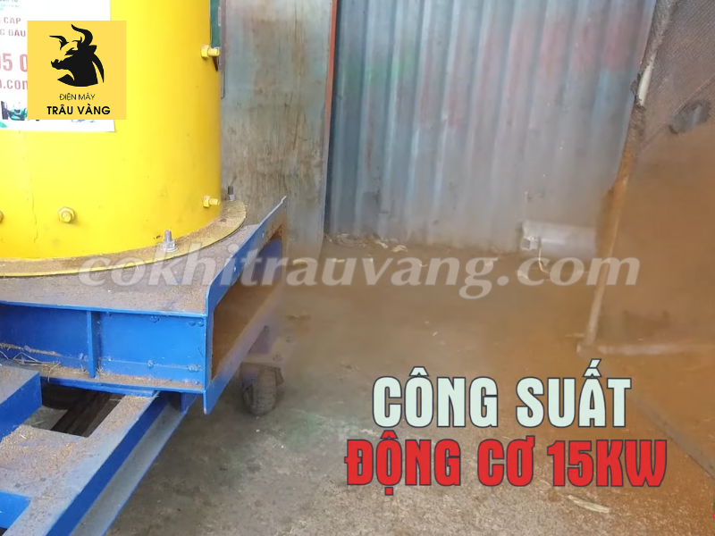 máy xay xơ dừa công nghiệp 15Kw