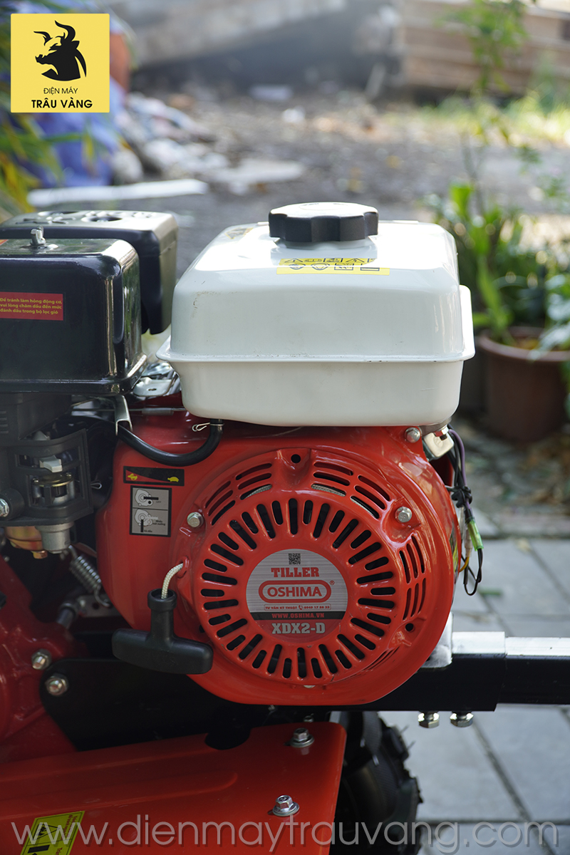 máy xới đất trâu vàng chạy dầu