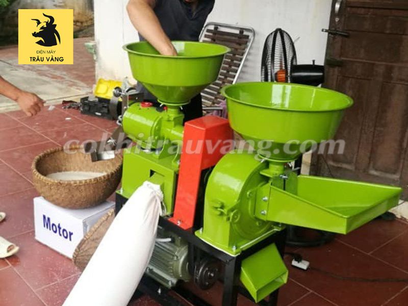 Máy xát gạo 2 chức năng