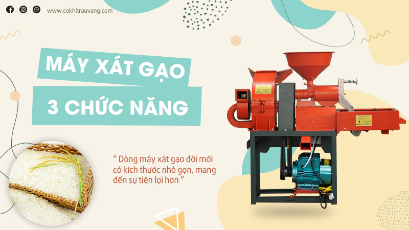 máy xát gạo liên hoàn