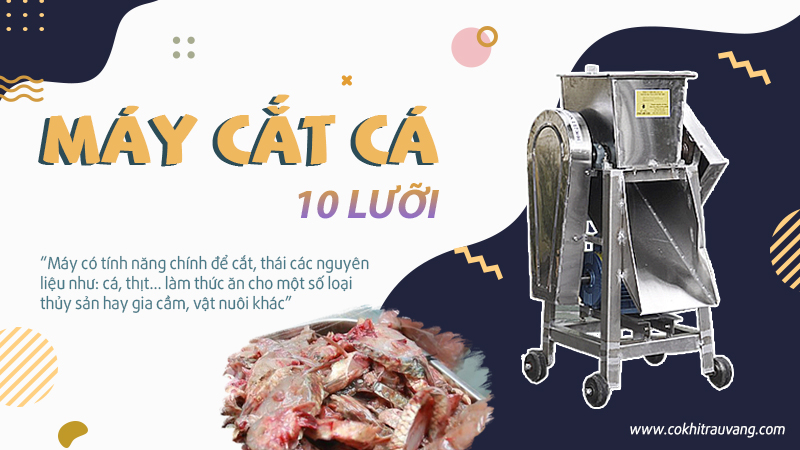 máy cắt cá 10 lưỡi