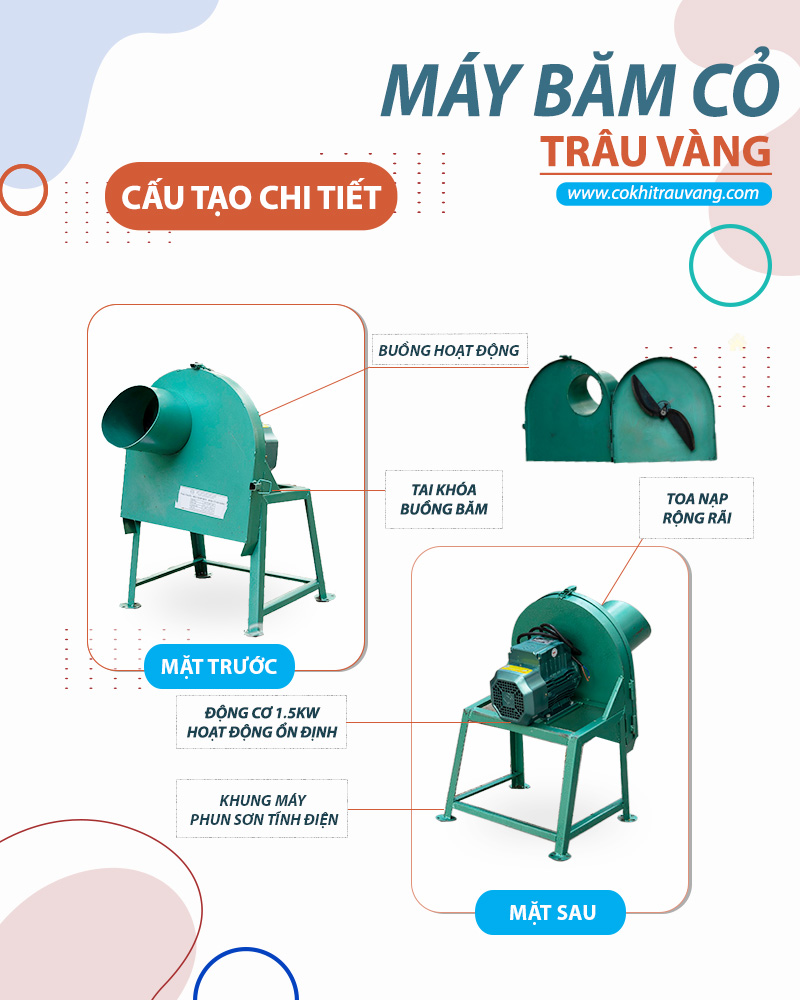 Máy băm cỏ đa năng