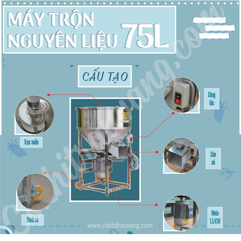 Máy trộn thức ăn gia súc