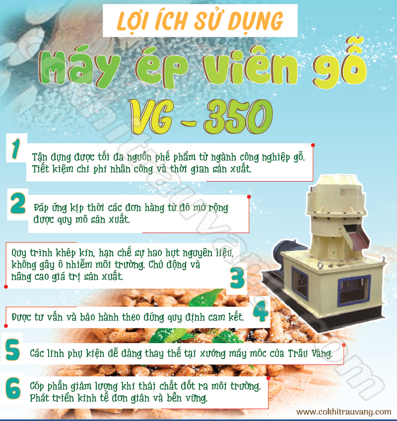 Máy ép viên gỗ