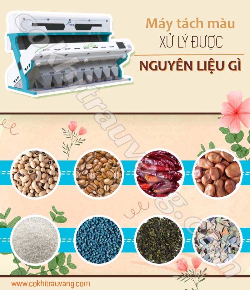 nguyên liệu xử lí máy bắn màu