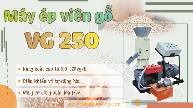 máy ép viên gỗ