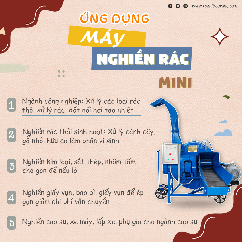 Máy xay rác hữu cơ