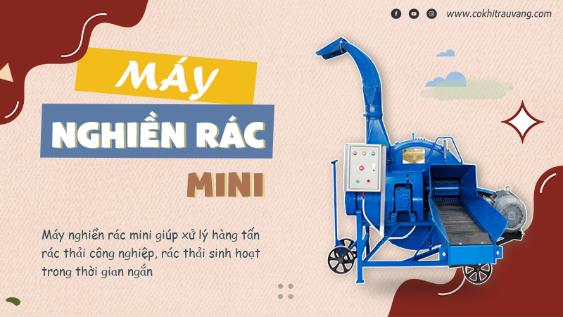 Máy xay rác hữu cơ