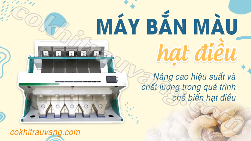 Máy bắn màu điều 5 máng