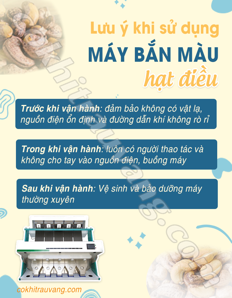 Máy chế biến hạt điều