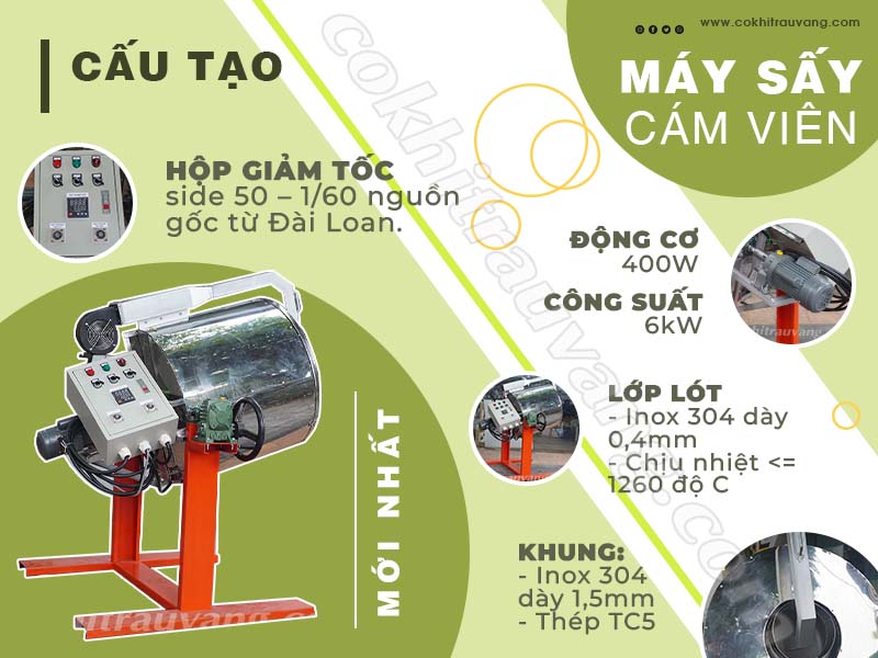 Máy sấy cám viên mini